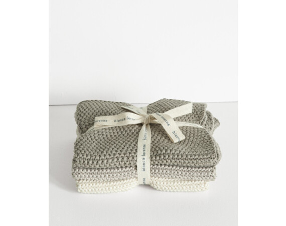 Bianca Lorenne Lavette Face Cloth Taupe
